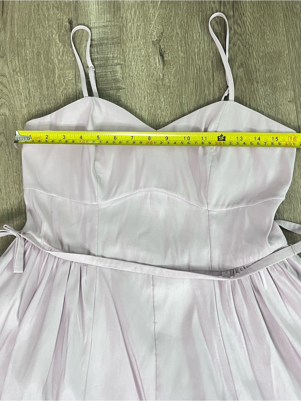 NWT A New Day Women Bow Belt Midi Dress Pink Size M 2 Pockets - Picture 7 of 14
